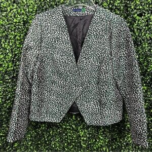 AVA | Animal Print Blazer